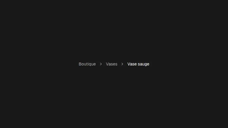 The breadcrumb component