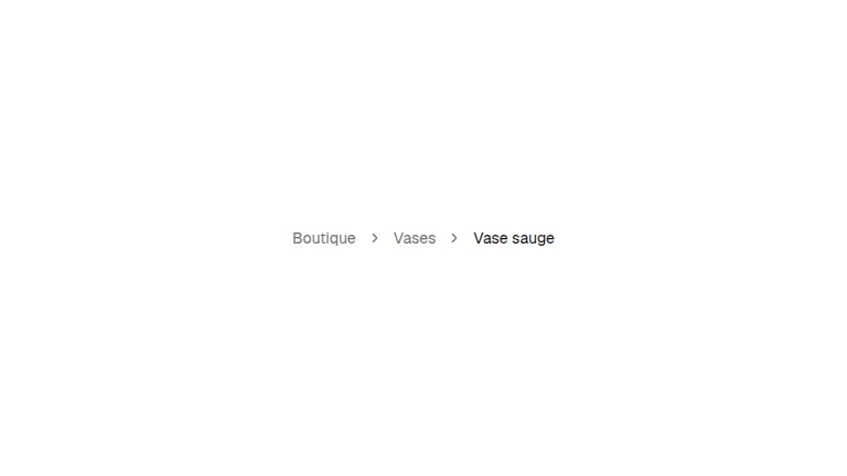 The breadcrumb component