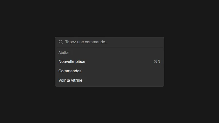 The command component