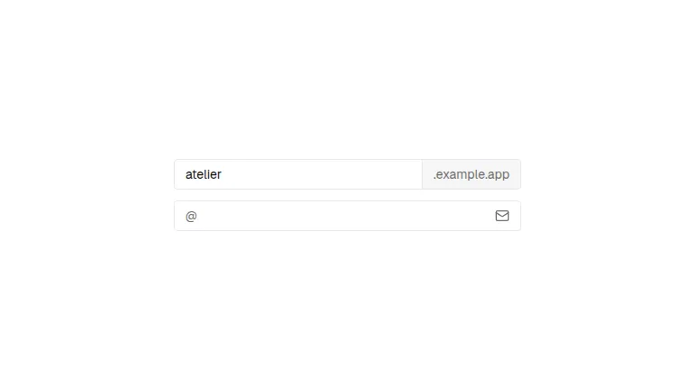 The input-group component