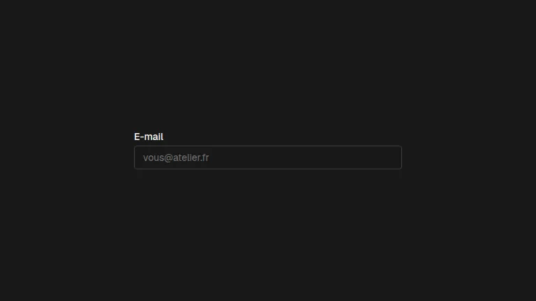The input component