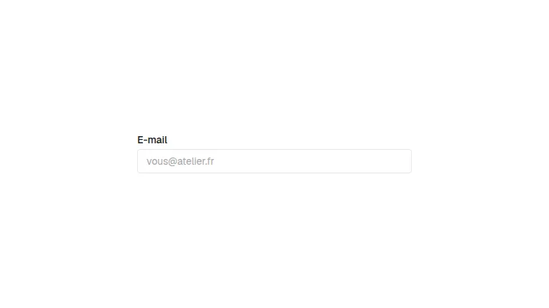The input component