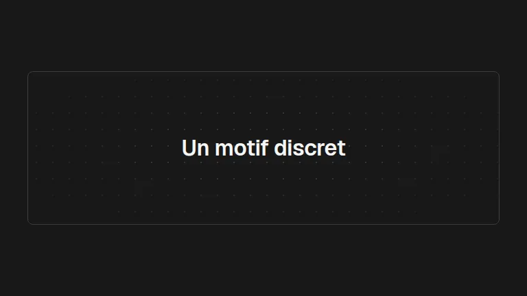 The pattern-background component