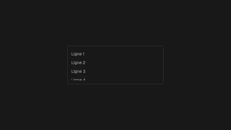 The scroll-area component
