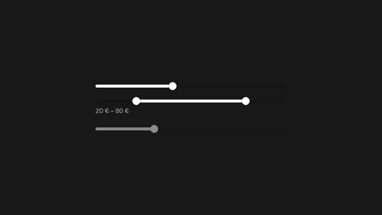 The slider component