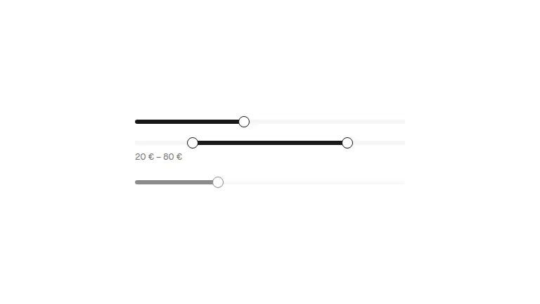 The slider component