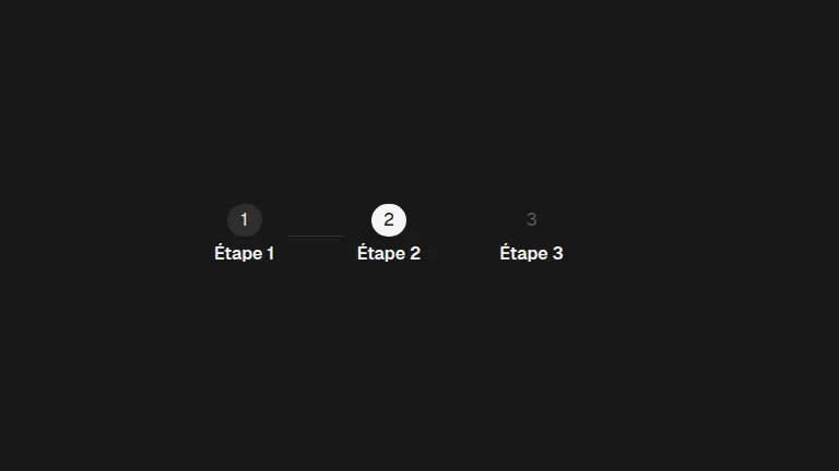 The stepper component