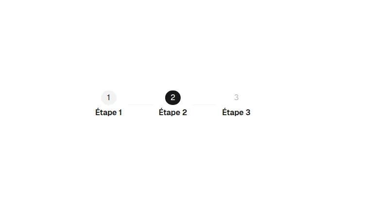 The stepper component