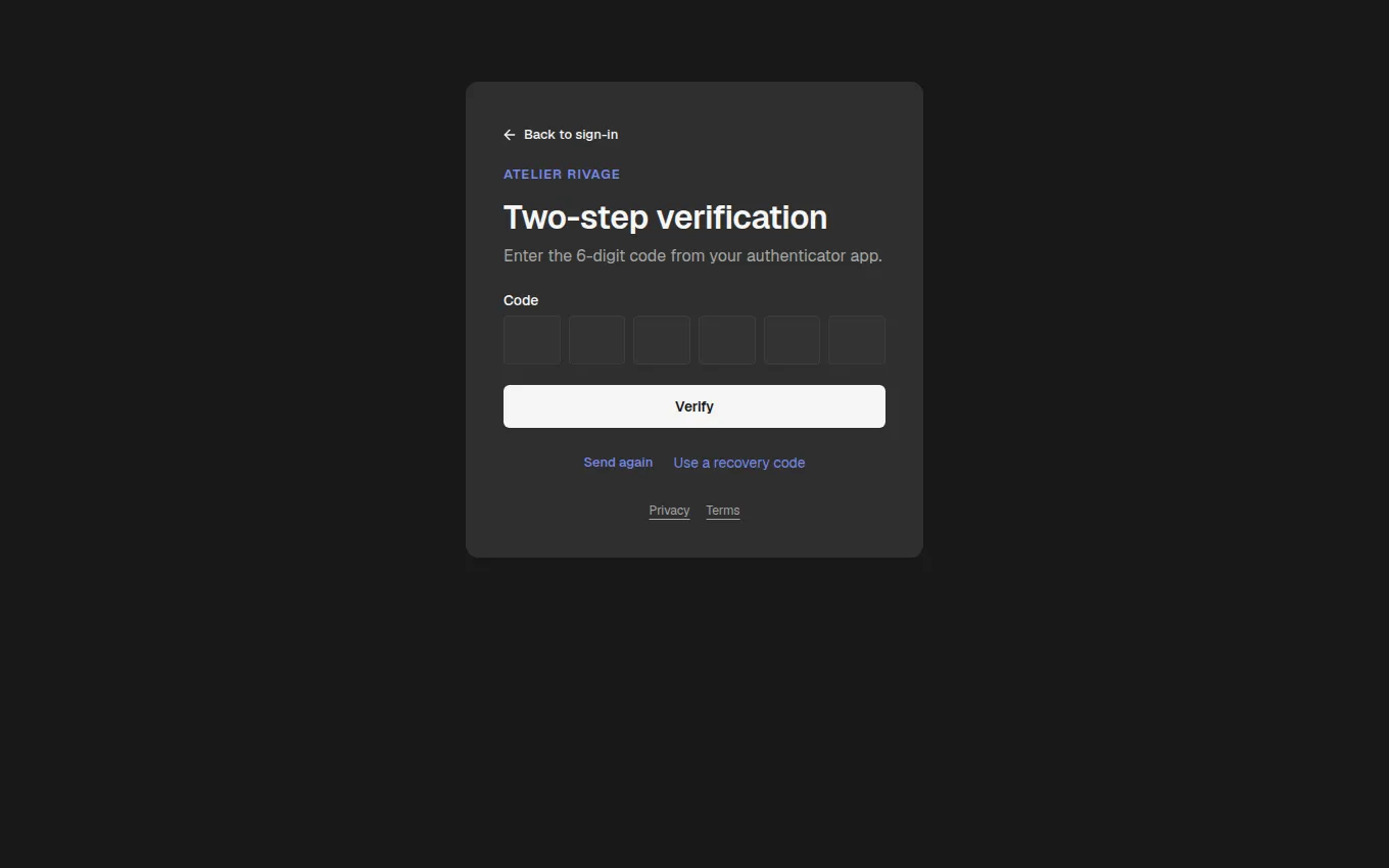 The AuthCode block