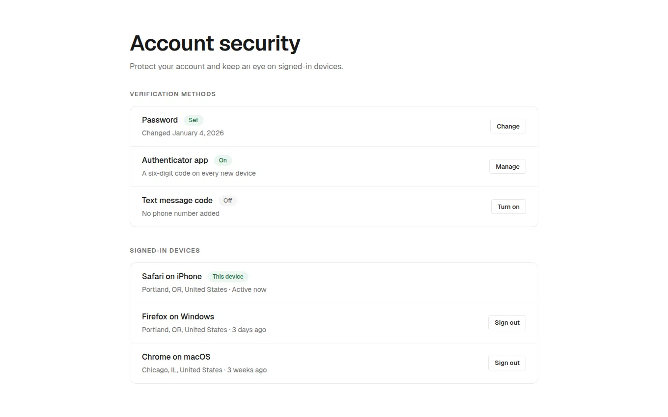 The SecurityPanel block