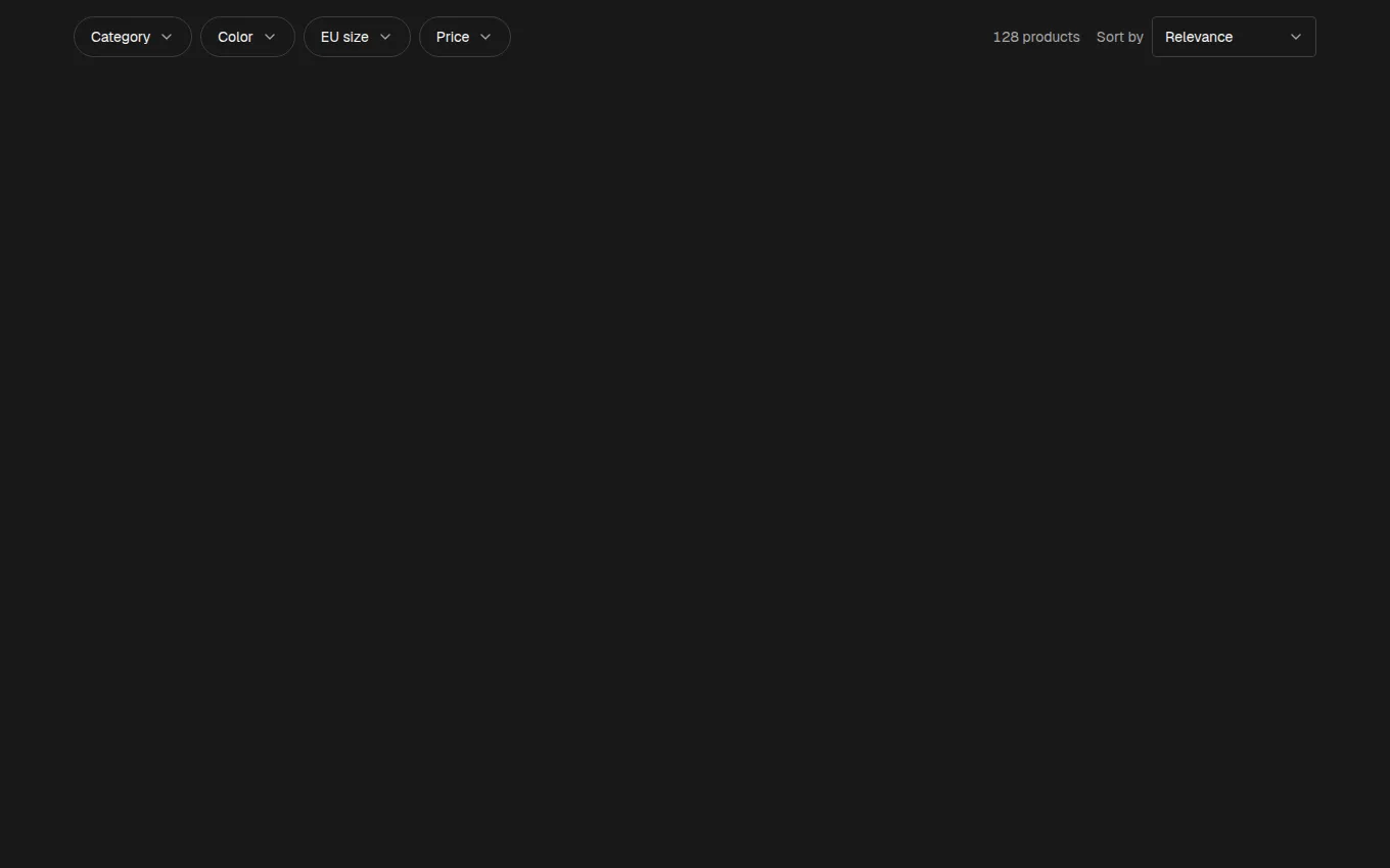 The CatalogFilters block