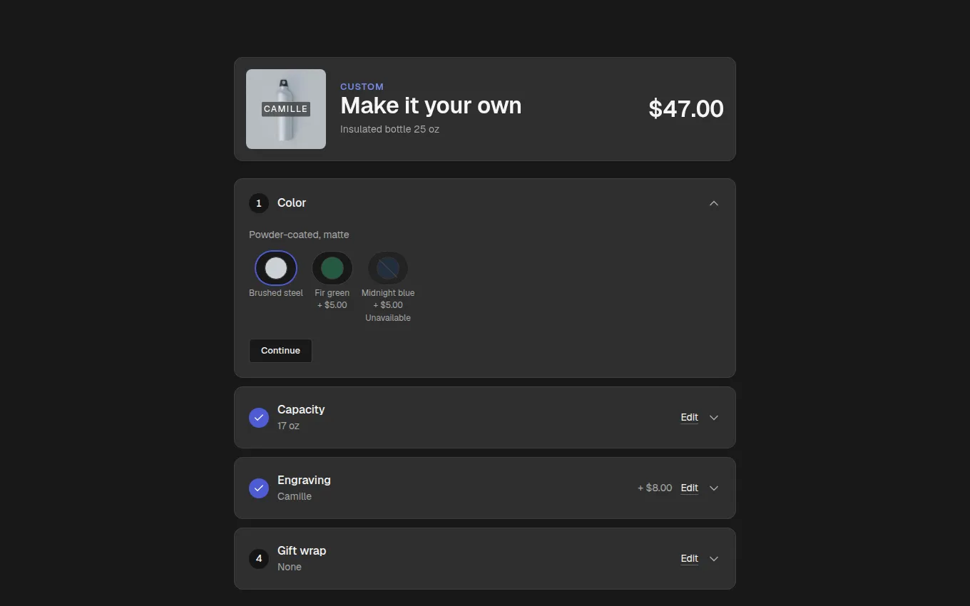 The GuidedConfigurator block