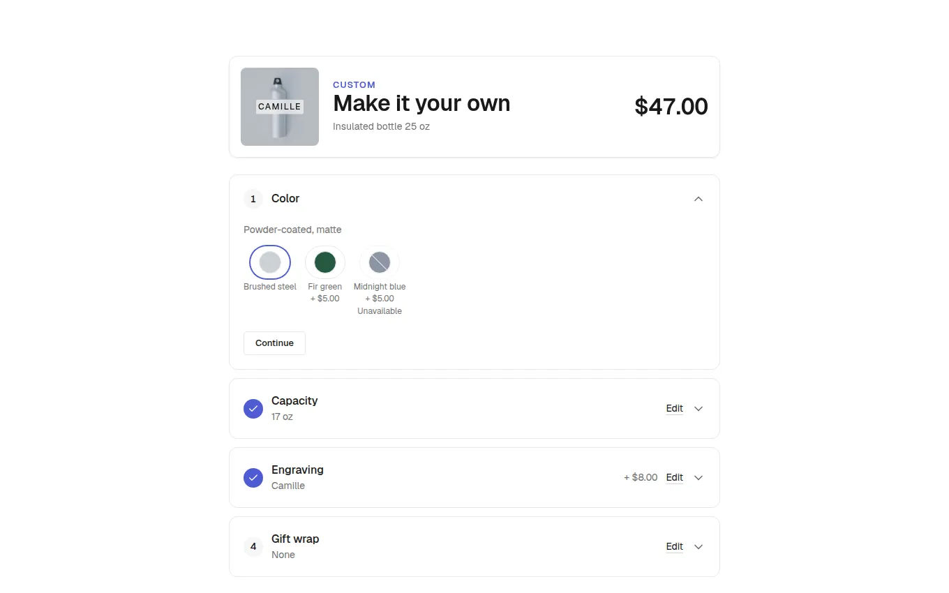 The GuidedConfigurator block