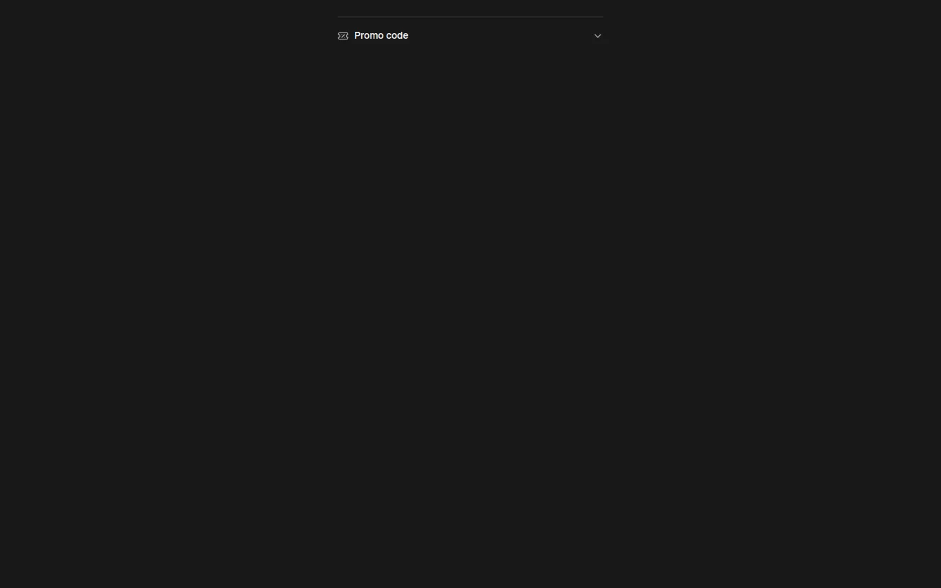 The PromoCodeField block