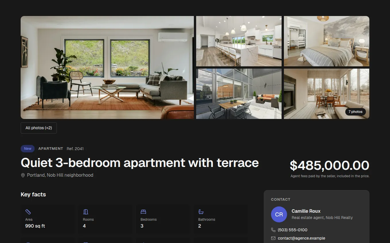 The PropertyDetail block