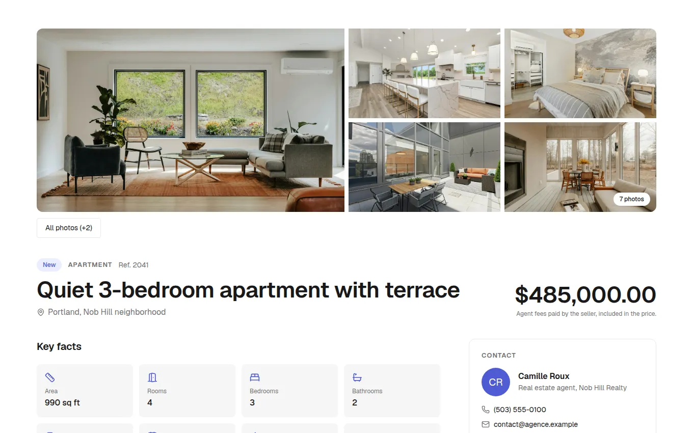 The PropertyDetail block