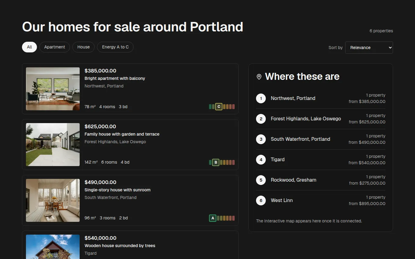The PropertyMap block
