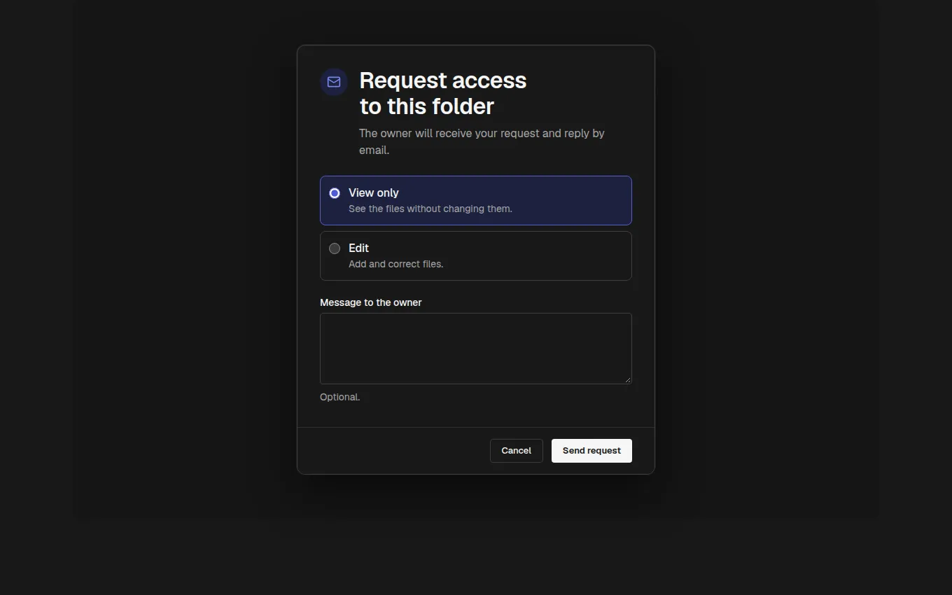 The AccessRequest block