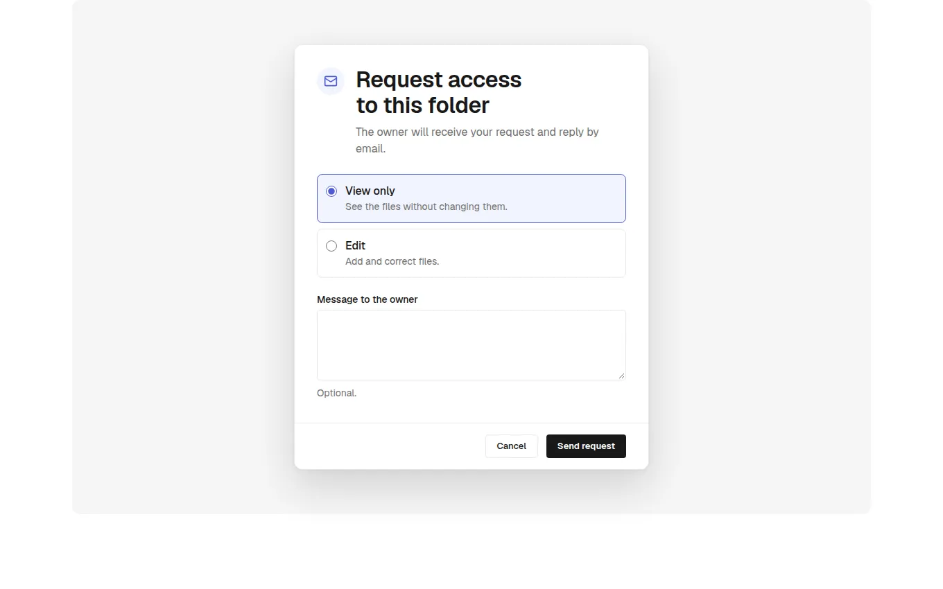 The AccessRequest block