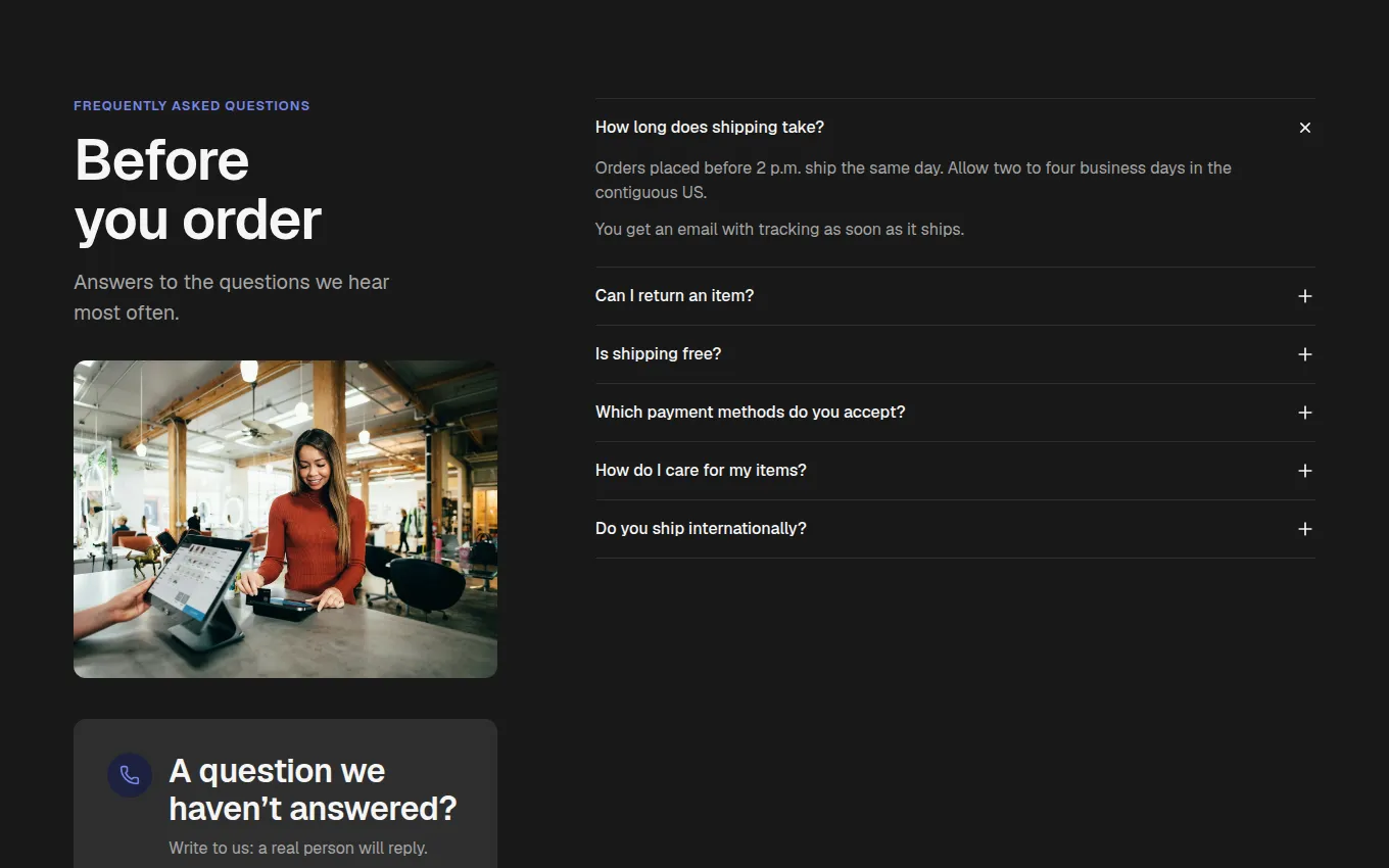 The AssistedQuestions block