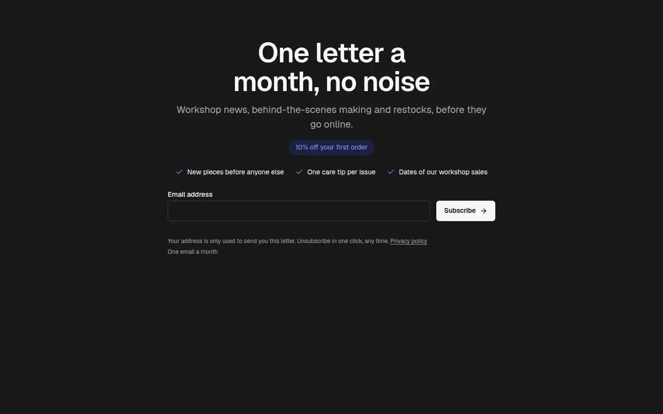 The EmailCapture block