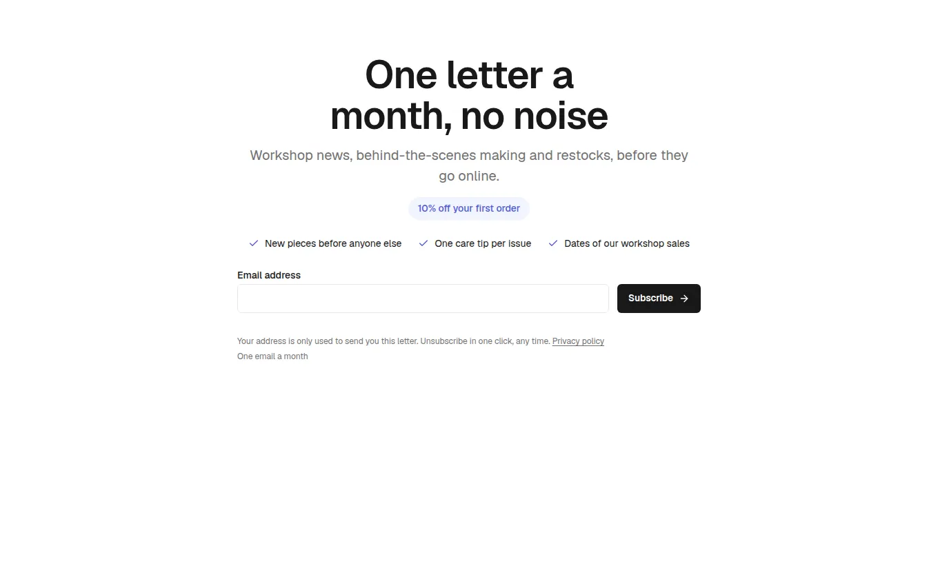 The EmailCapture block
