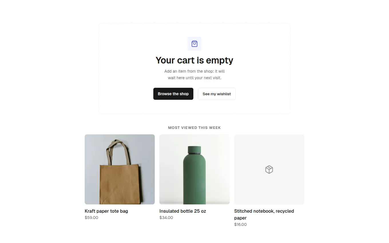 The EmptySuggestions block