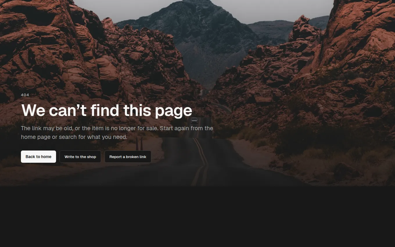 The ErrorPage block