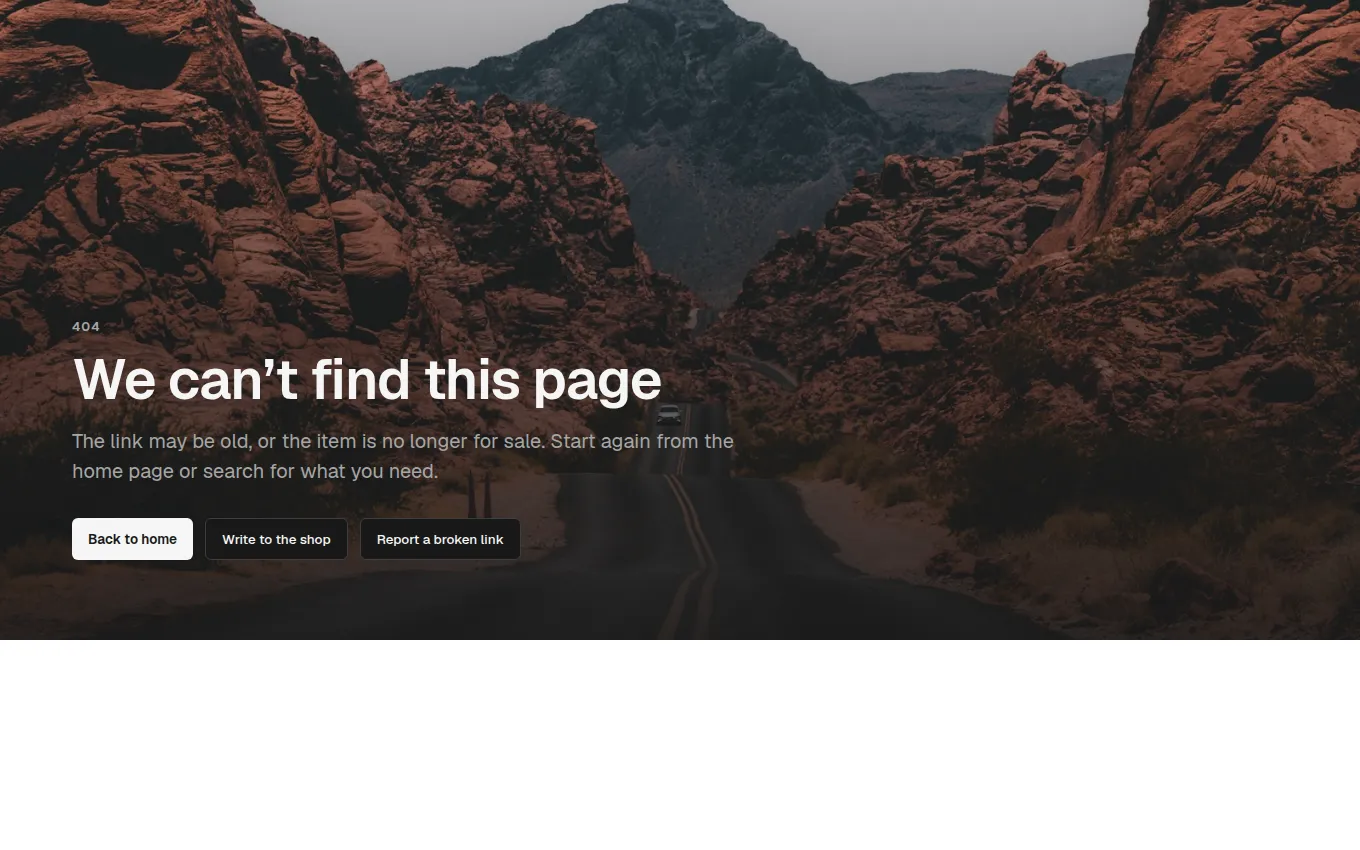 The ErrorPage block