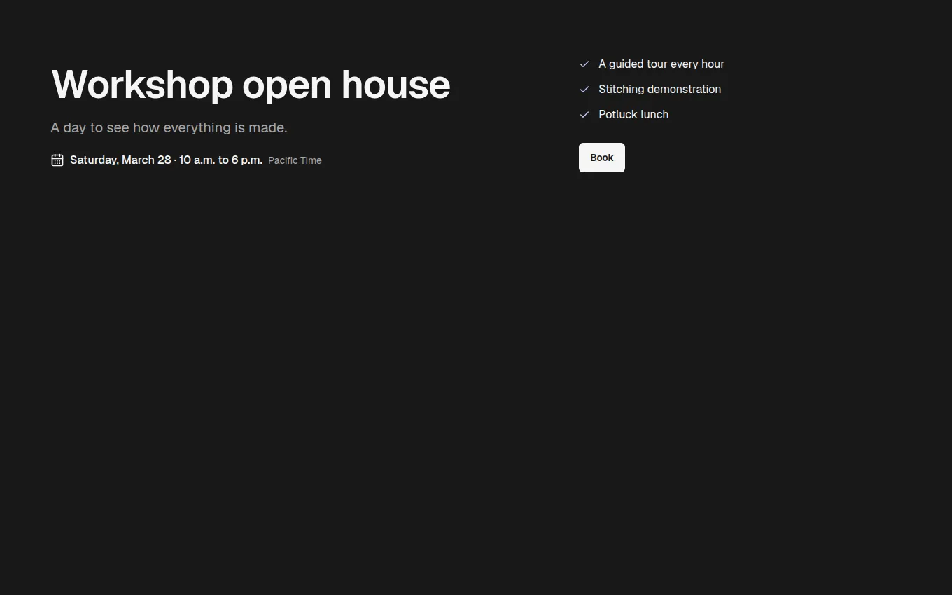 The EventInvitation block