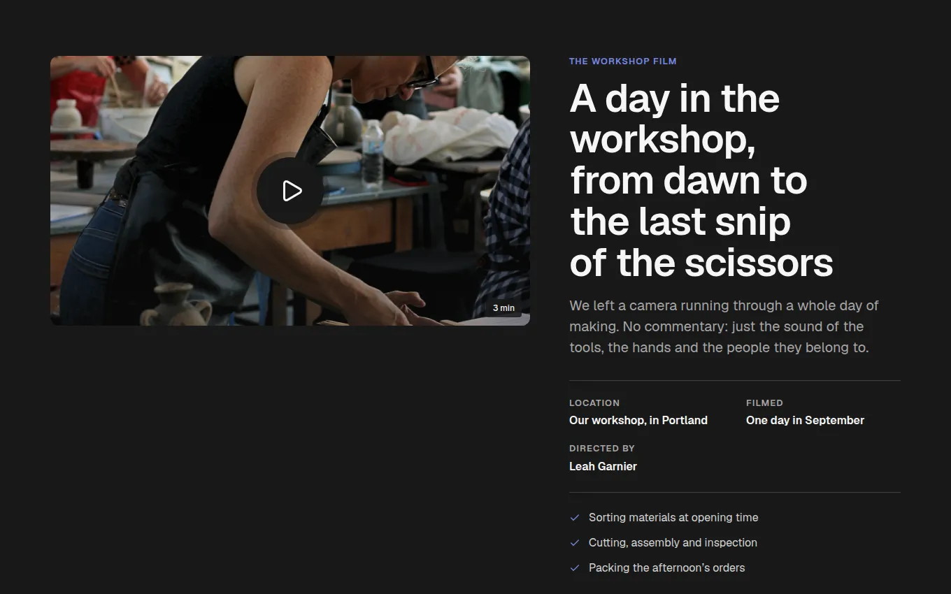 The FilmIntroduction block