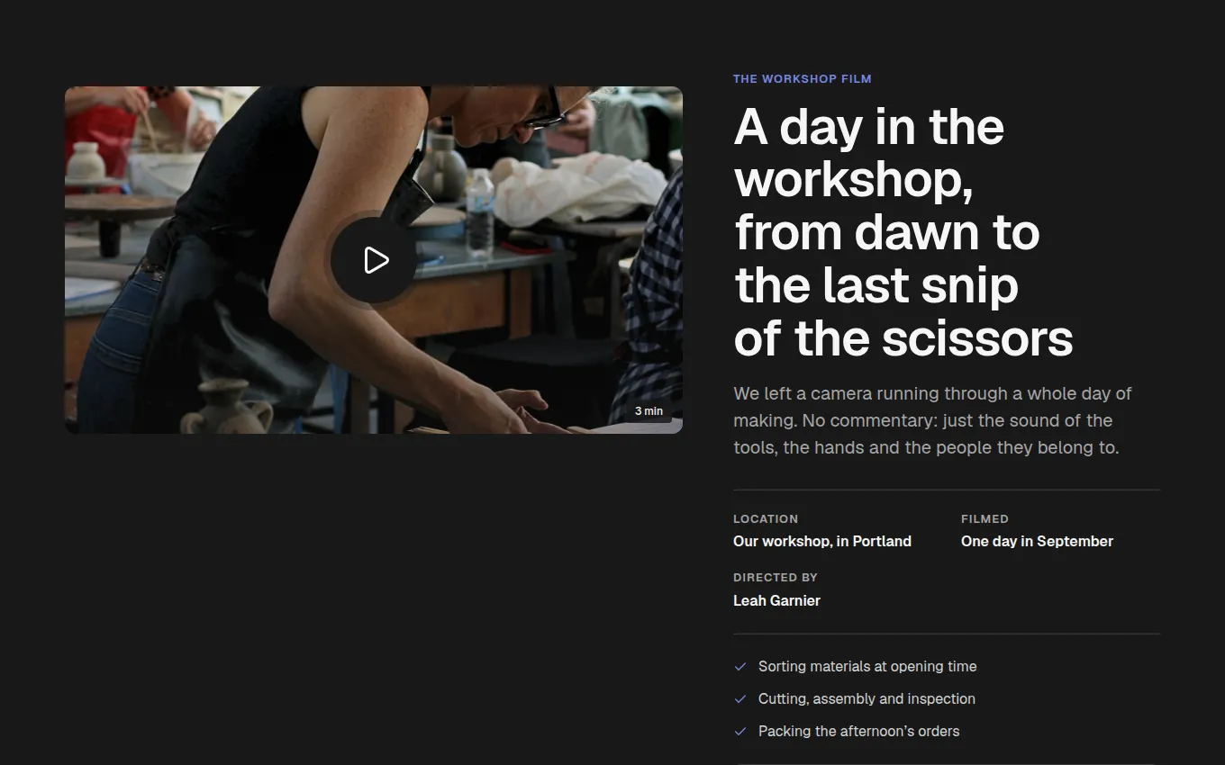 The FilmTranscript block