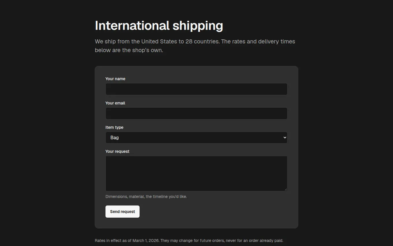 The IntakeForm block