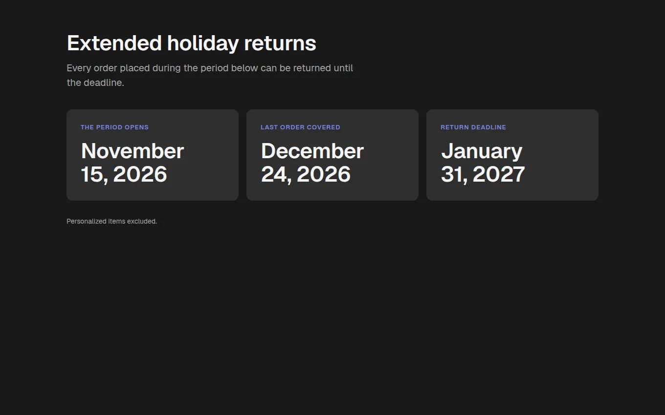 The KeyDates block