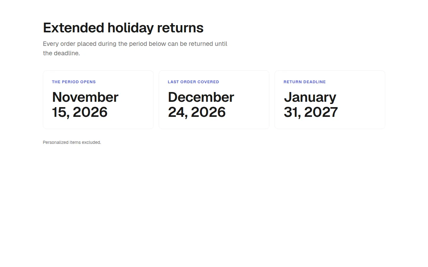 The KeyDates block