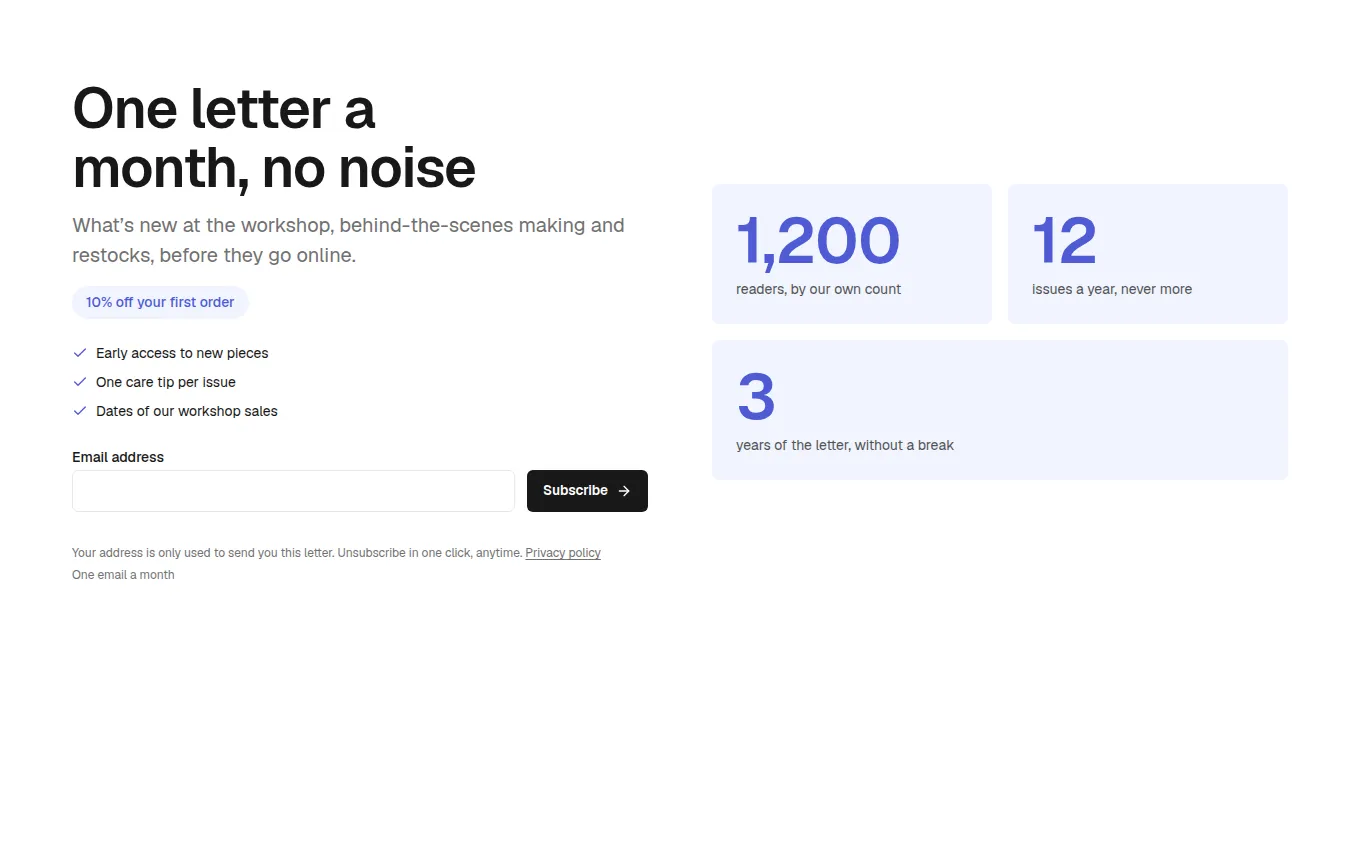 The NewsletterFacts block