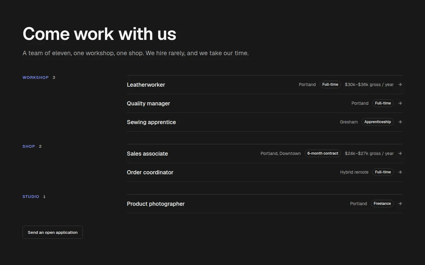 The OpenRoles block