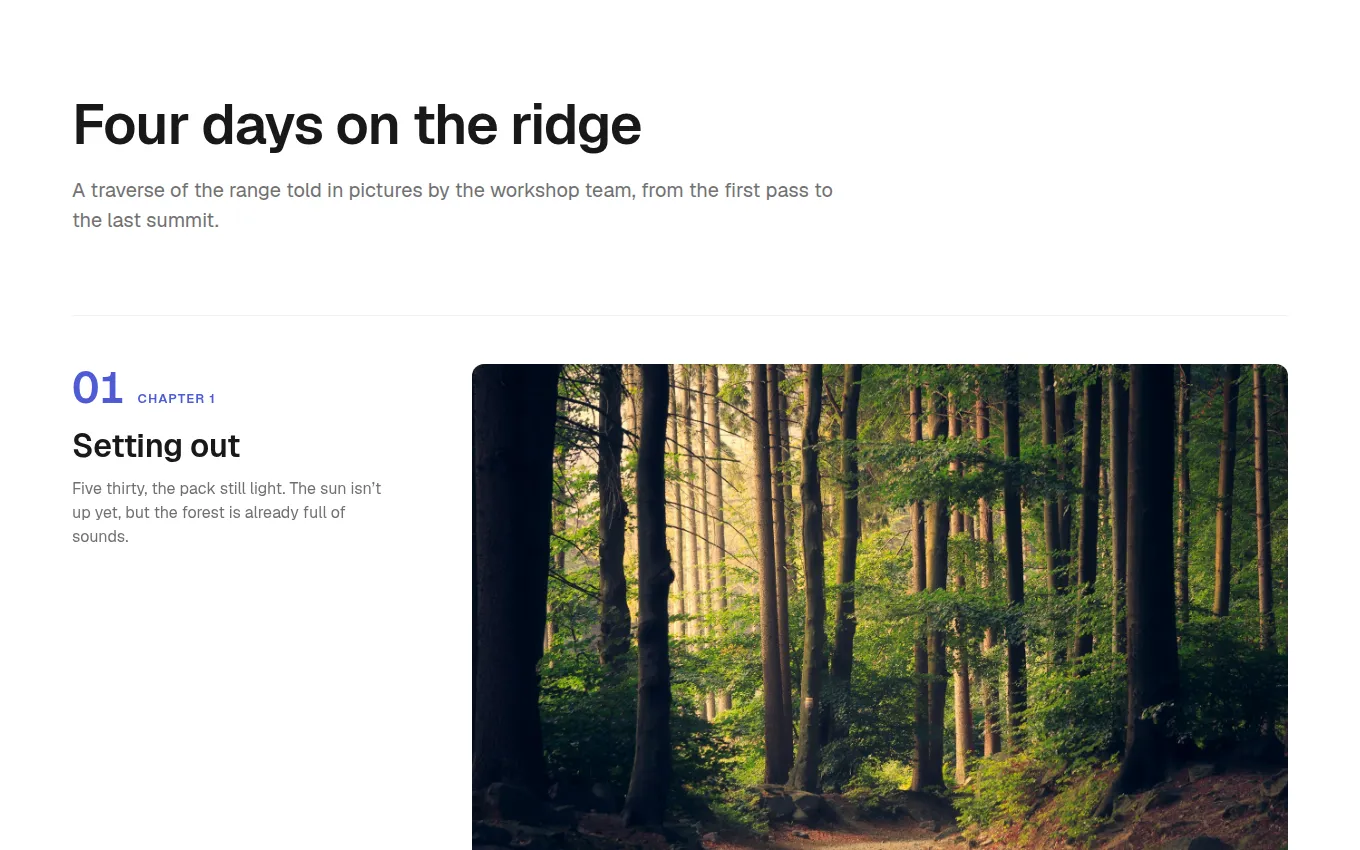 The PhotoEssay block