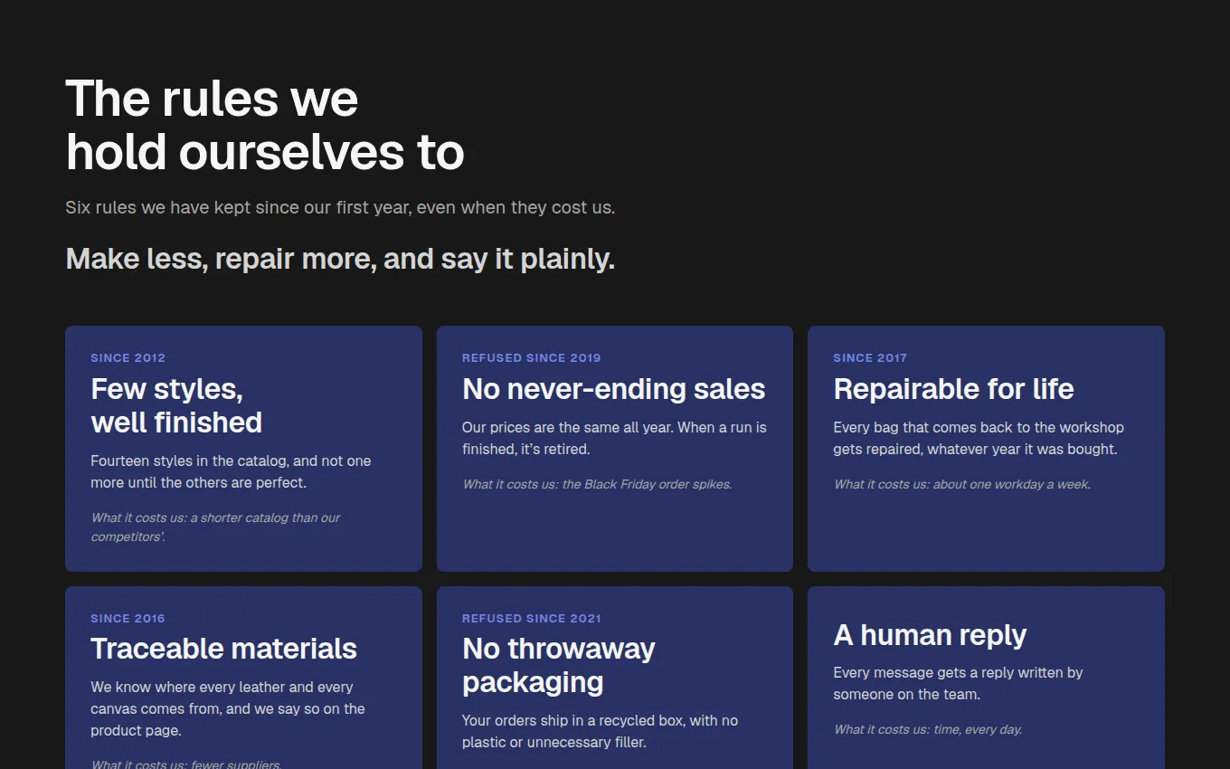 The Principles block