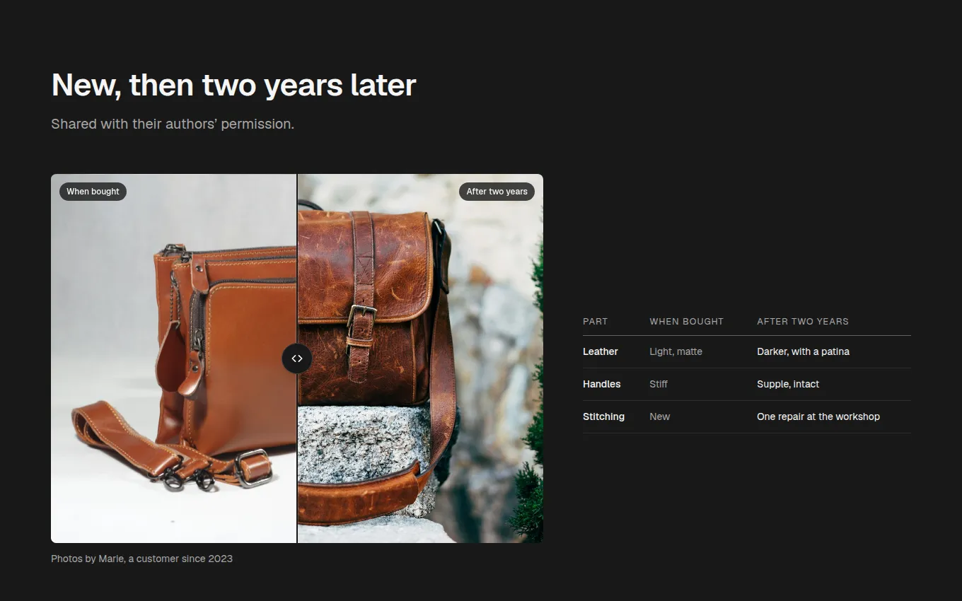 The ProductPatina block