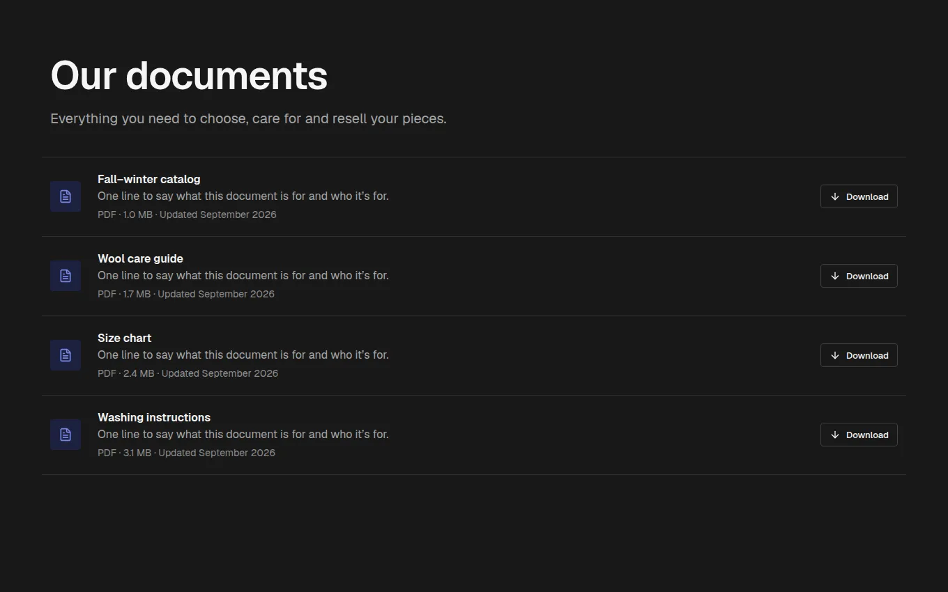 The ResourceDownload block