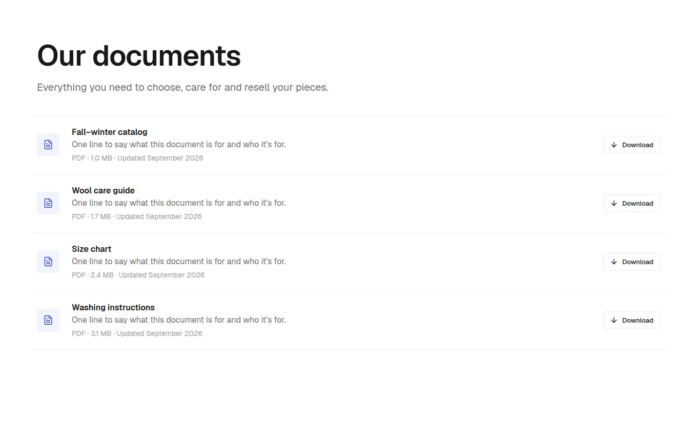 The ResourceDownload block