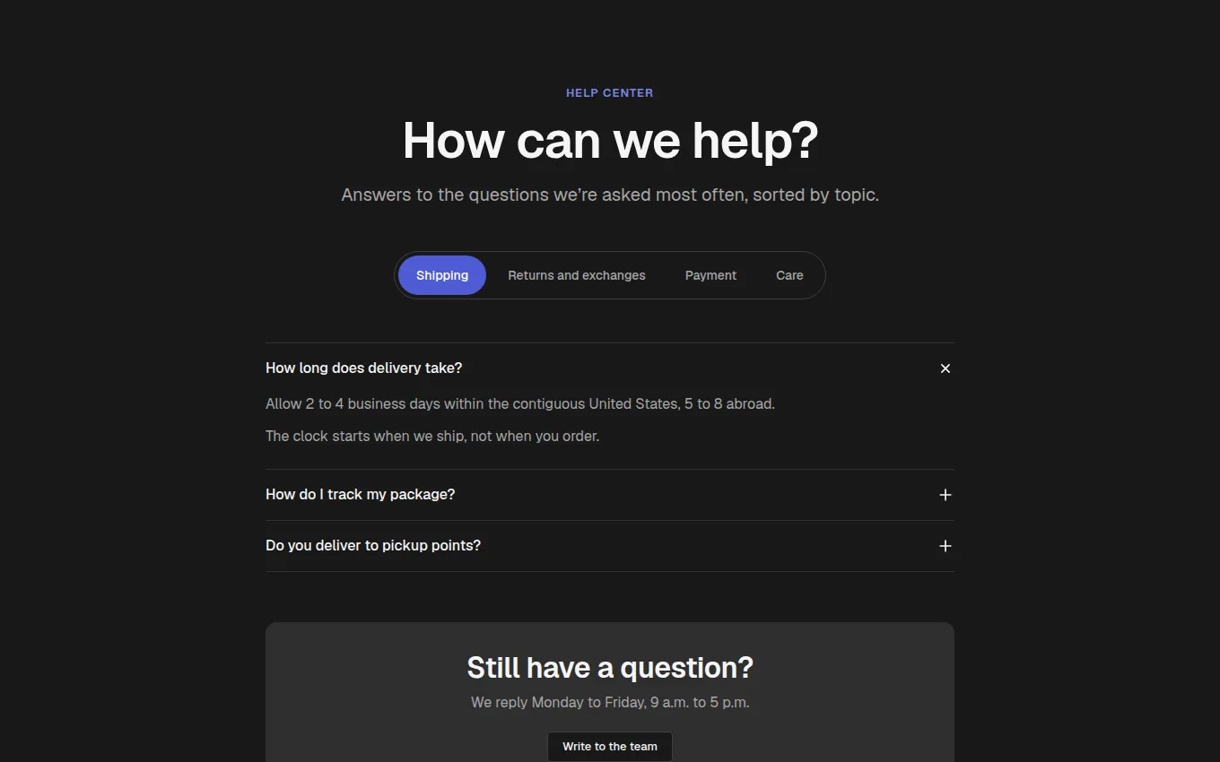The TopicAnswers block