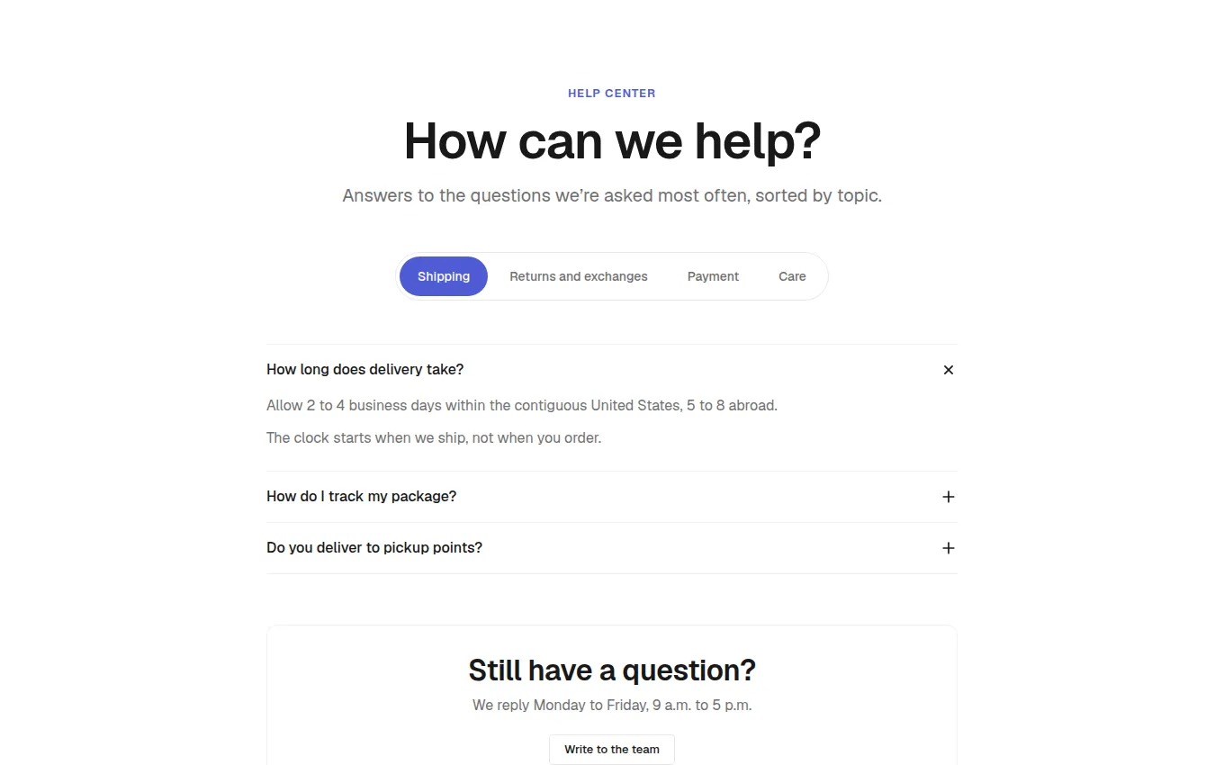 The TopicAnswers block