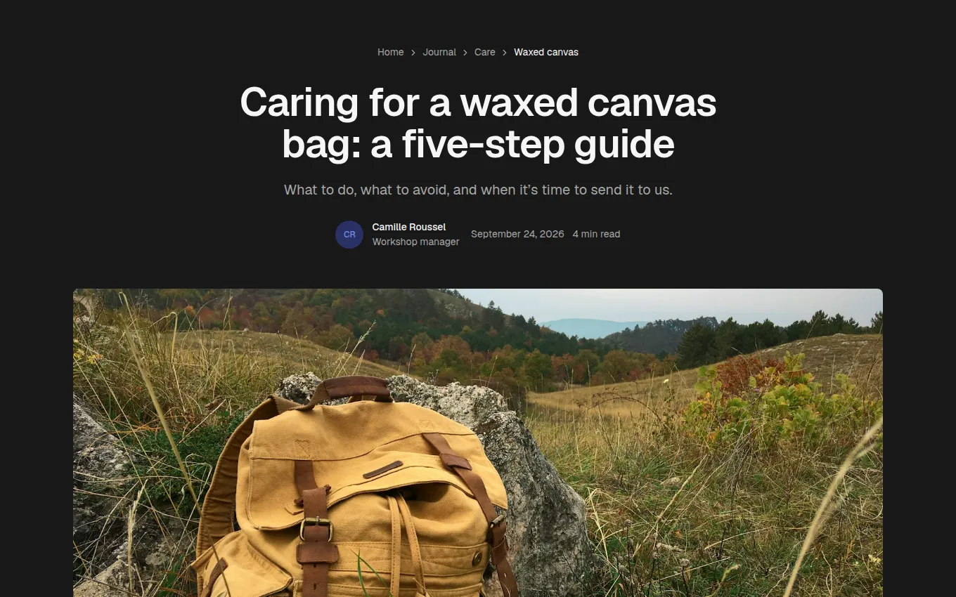 The ArticleLayout block
