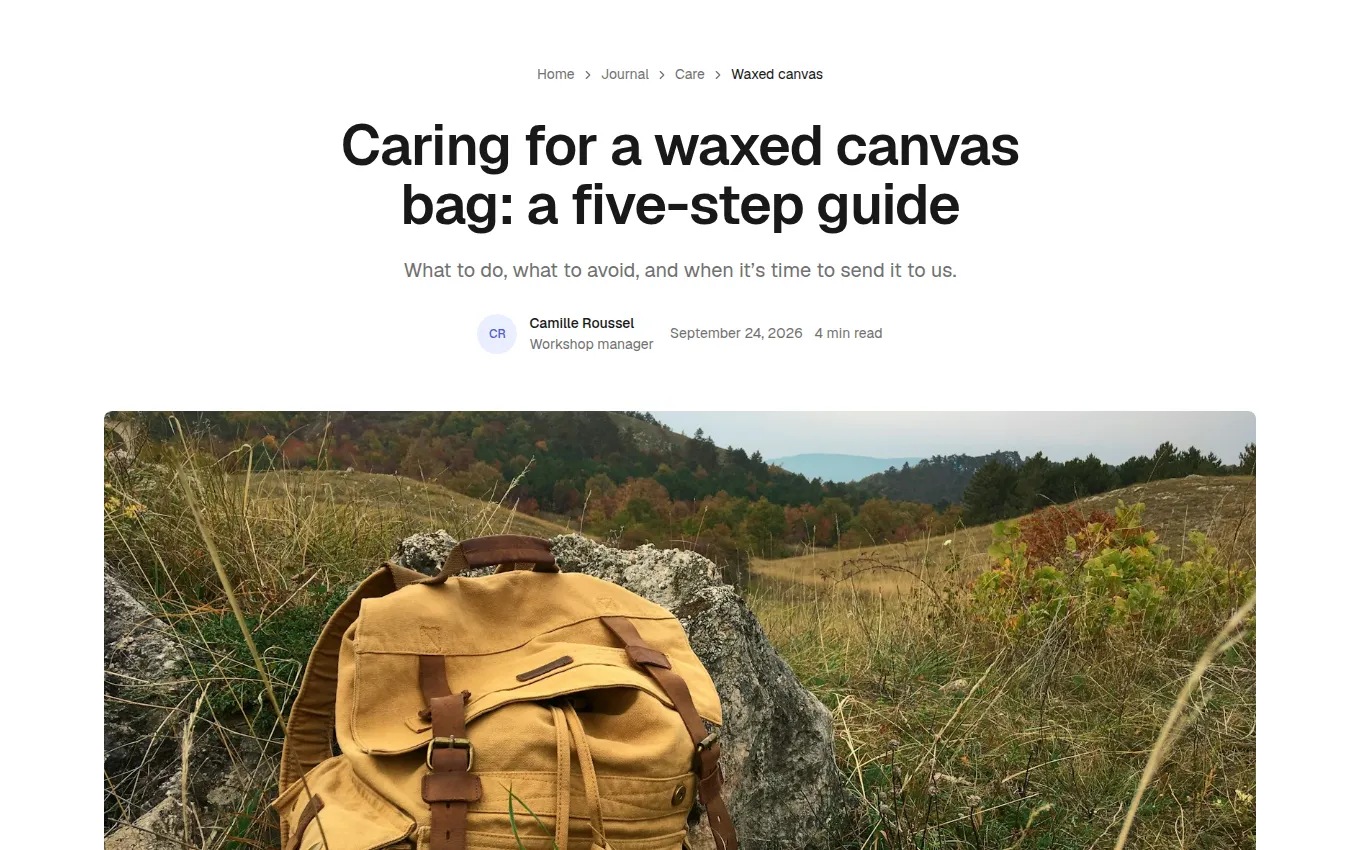 The ArticleLayout block