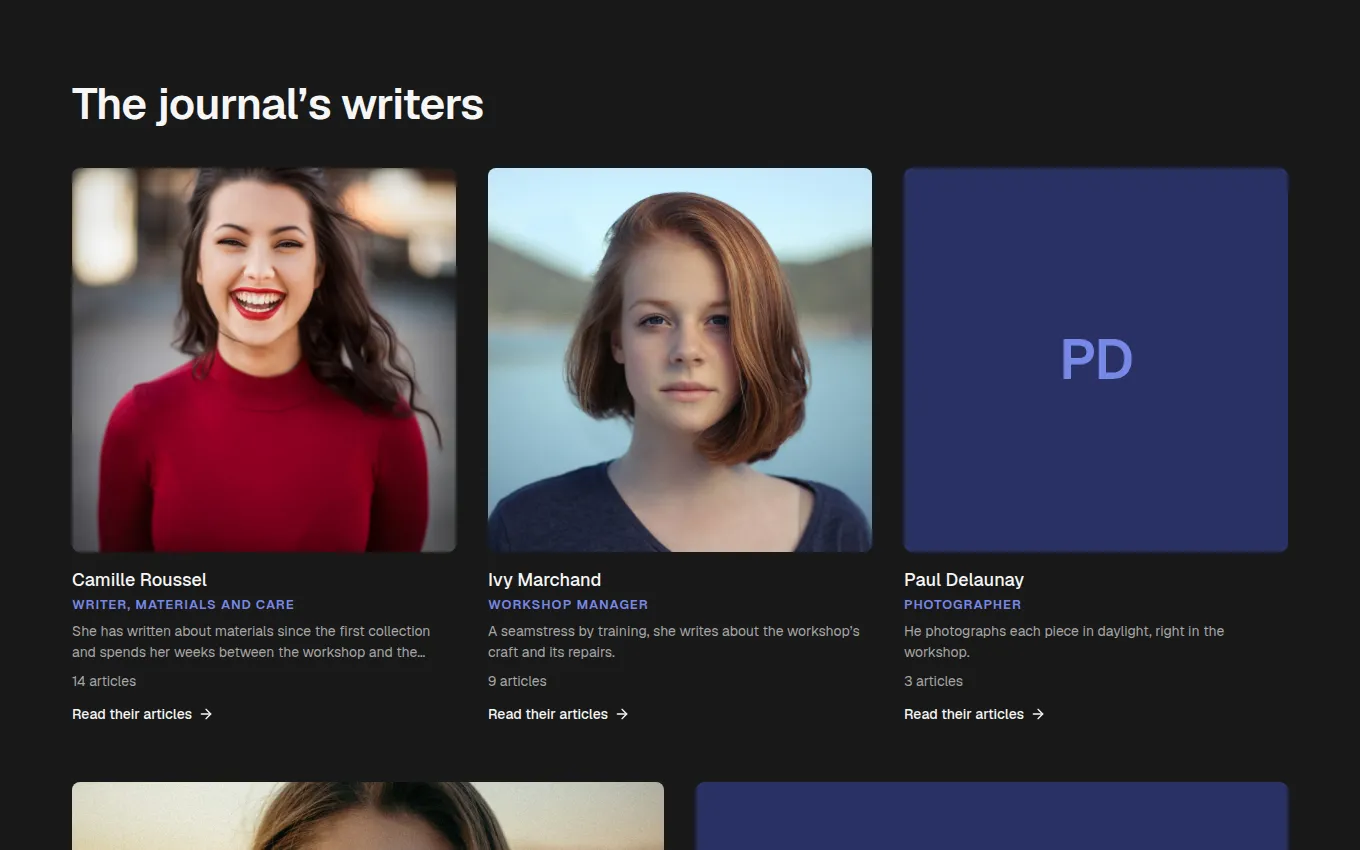 The WritersIndex block