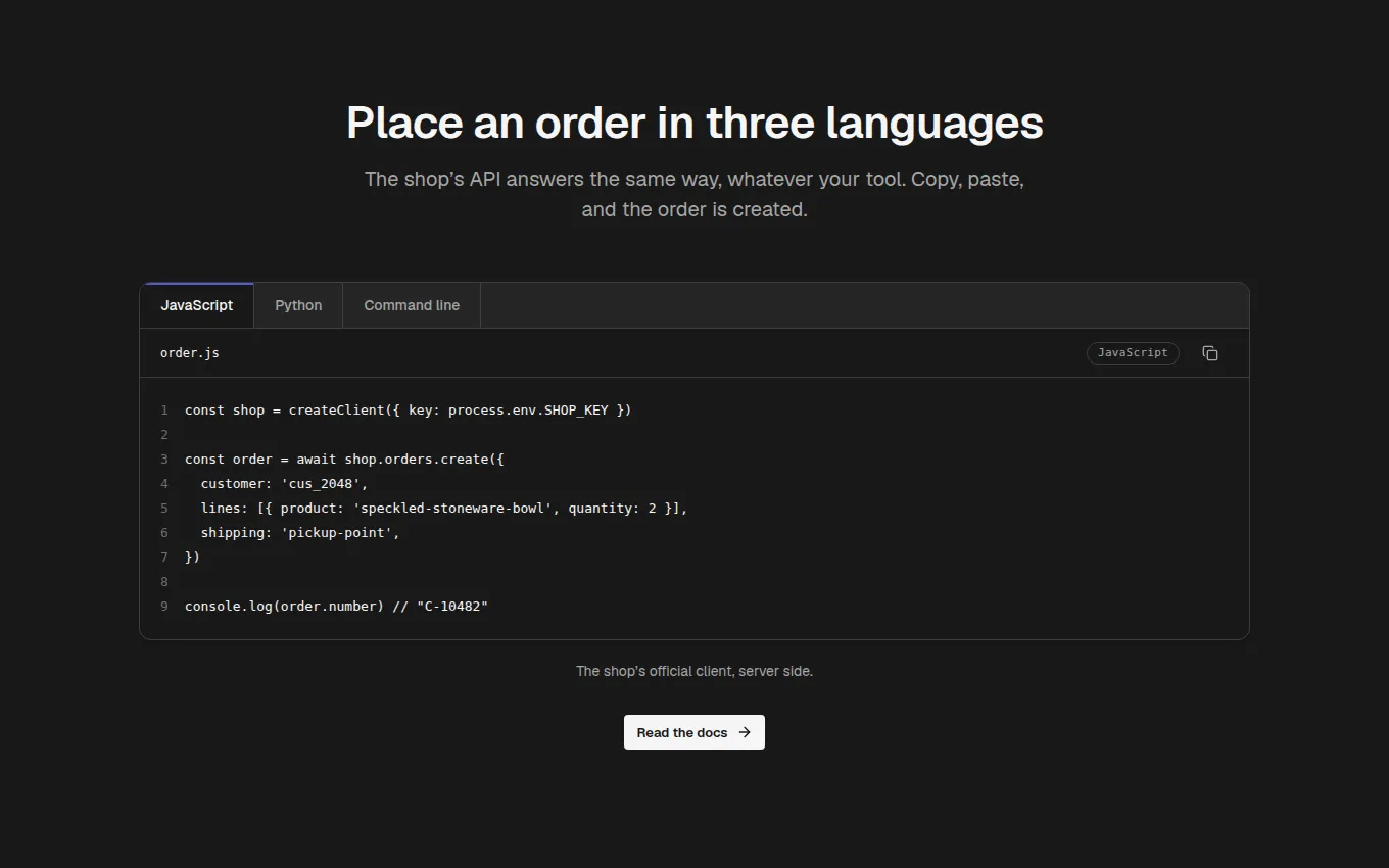 The CodeTabs block