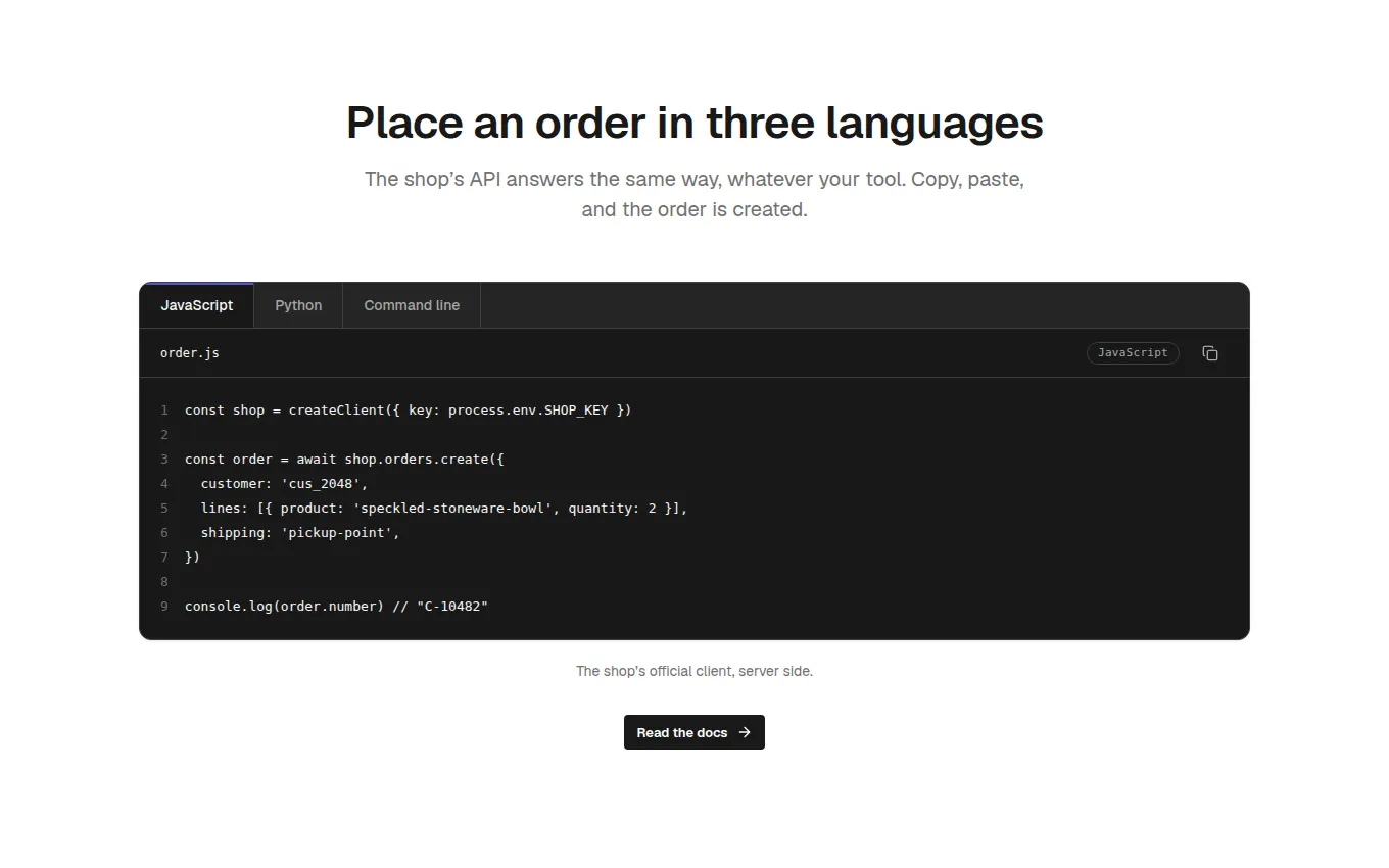 The CodeTabs block