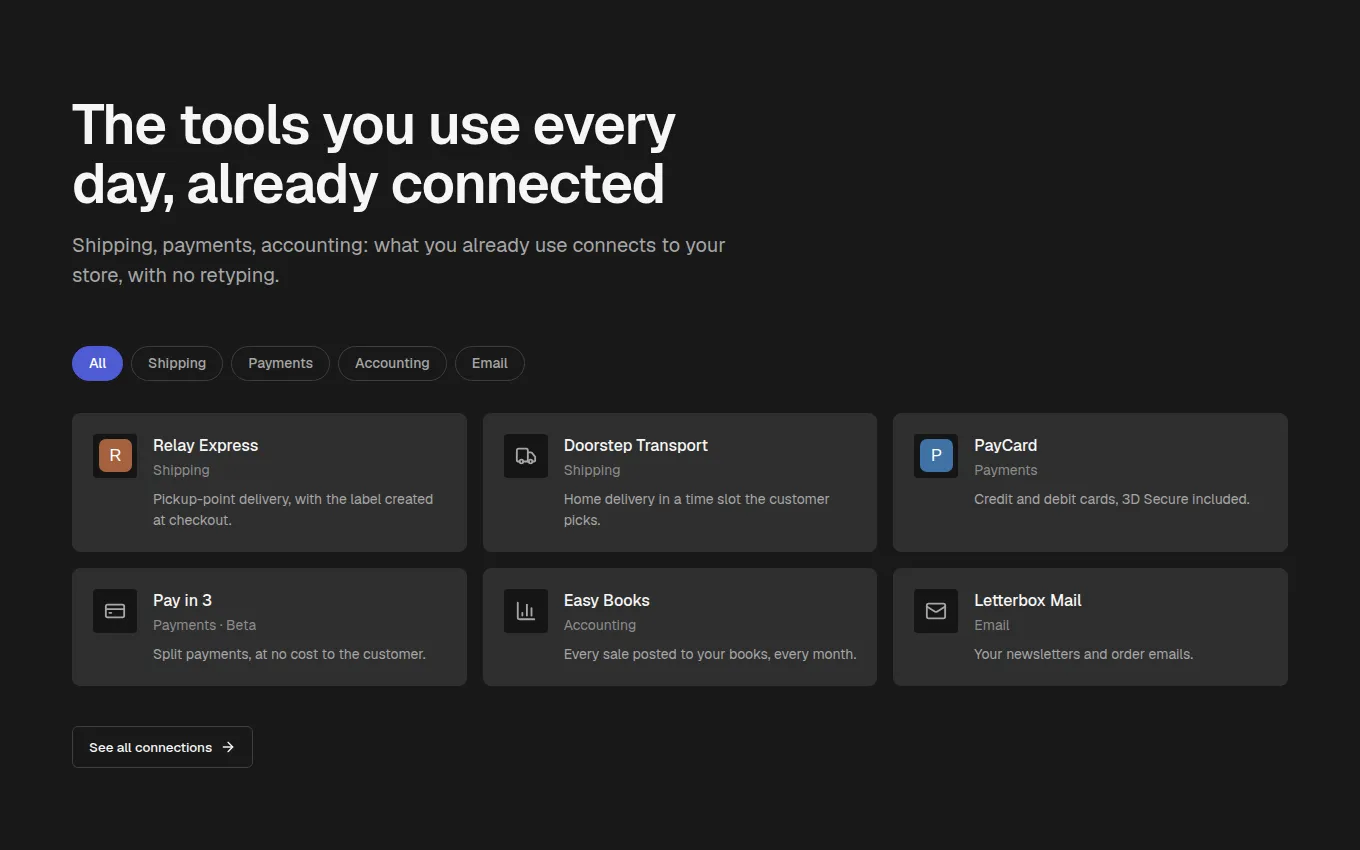 The ConnectionDirectory block